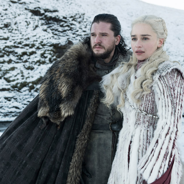 Illustration Jon Snow & Daenerys Targaryen