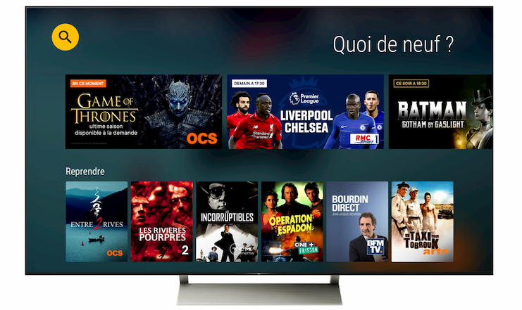 Trouvez facilement ce que vous voulez regarder.