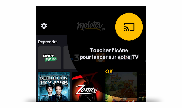 Google Cast Et Molotov L Application Chromecast Pour Regarder La Tv