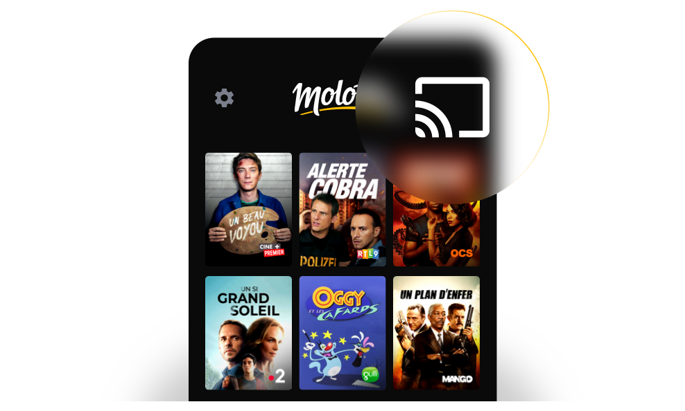 Application Pour Caster Iphone Sur Tv Gratuit Google Cast et Molotov - L'application Chromecast pour regarder la TV